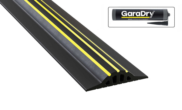 Kit d'étanchéité de seuil de porte de garage 2,5cm (haut)