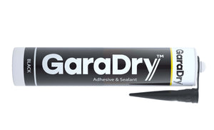 Adhésif Garadry avec nouvelle image de marque sur fond blanc
